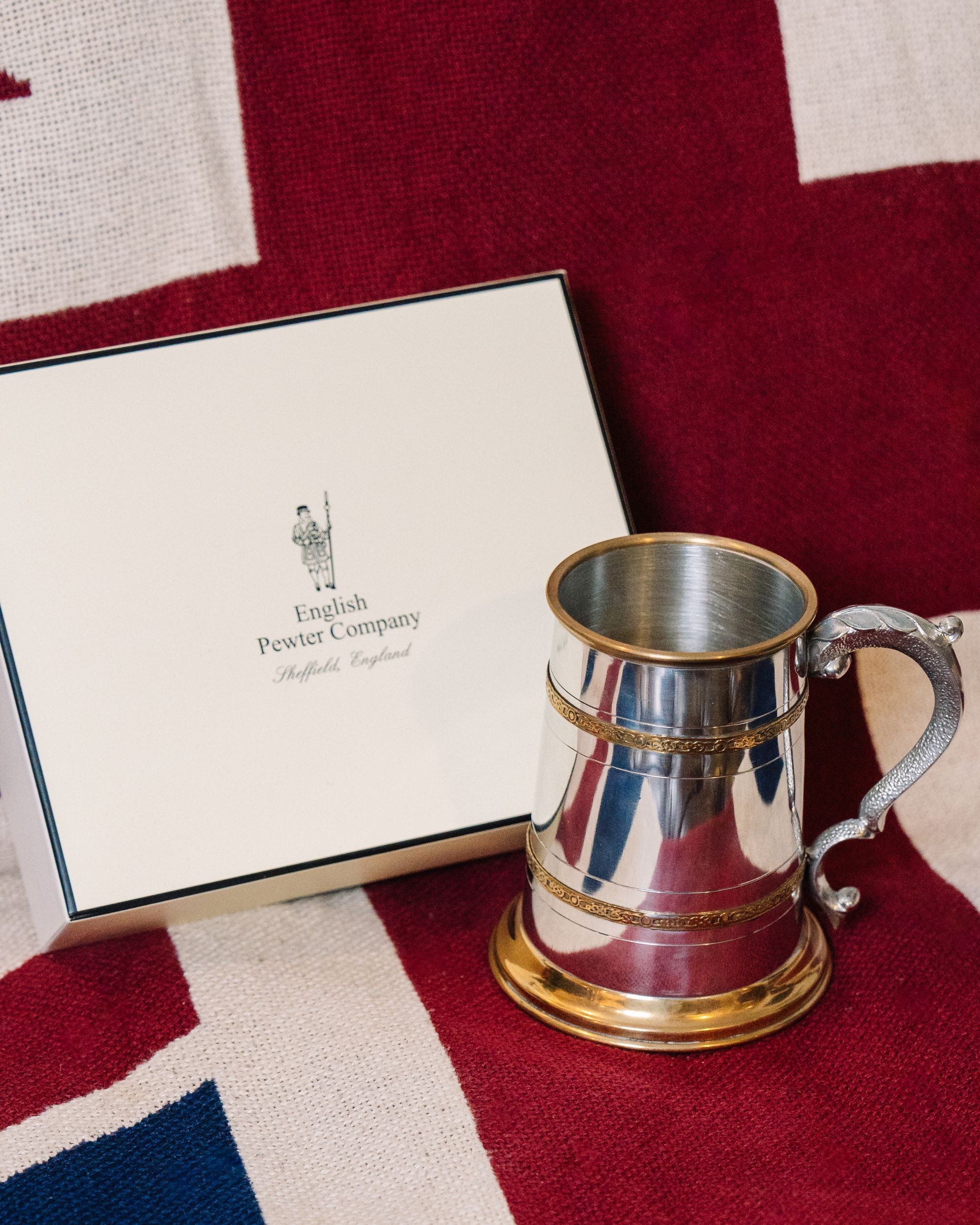 English Pewter Company Silver & Gold Cup